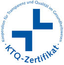 Zertifiziert nach den Regeln der Kooperation für Transparenz und Qualität im Gesundheitswesen GmbH (KTQ-GmbH) mit der Zertifikationsnummer 2022-0023 KHVB